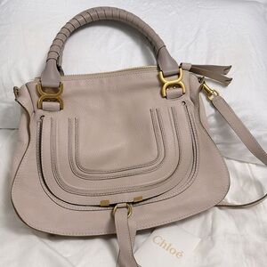 Chloe Marcie Medium Double Carry Bag LIKE NEW
